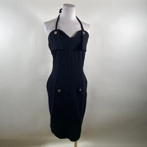 Vintage black sailor dress